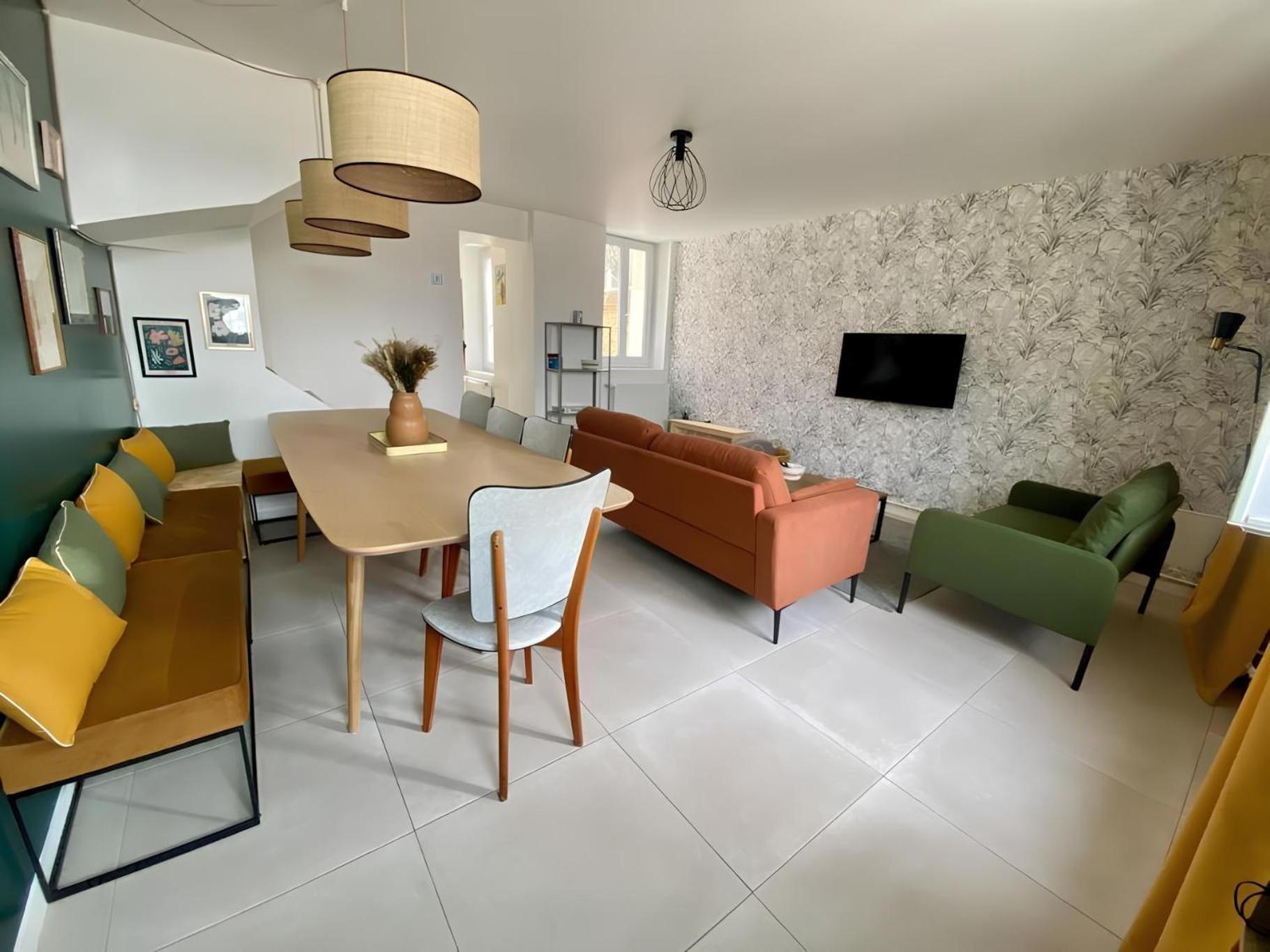 Maison Familiale Avec Exterieur Menage Et Linges Inclus Rouen Extérieur photo